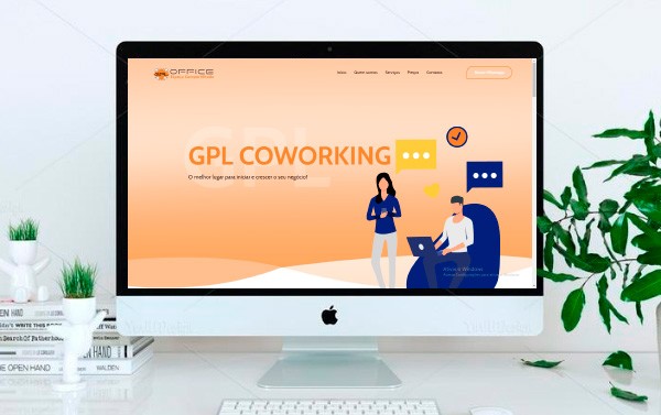 Projeto Novo WebSite GPL Coworking